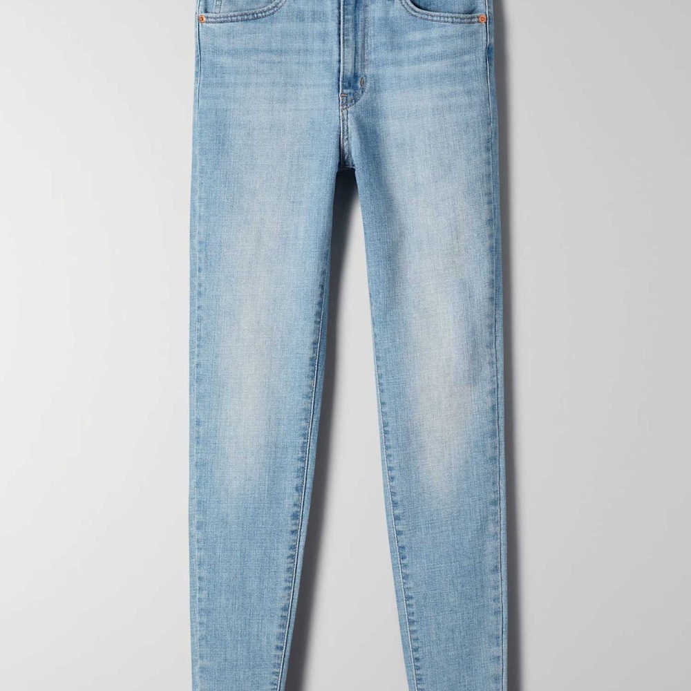 Levi's Mile High skinny jeans 28W x 30L medium blue - Picture 8 of 8